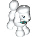 LEGO Weiß Hund - Poodle mit Blau Augen (77291)