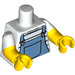 LEGO White Dog Sitter Minifig Torso (973 / 16360)