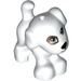 LEGO White Dog with Black Nose and Reddish Brown Patch on right Eye (11806 / 95675)