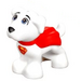 LEGO Weiß Hund mit Super Hero Umhang (29721)