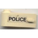LEGO Wit Deur 1 x 3 x 1 Links met &#039;Politie&#039; Sticker (3822)
