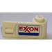 LEGO White Door 1 x 3 x 1 Right with Exxon Logo Sticker (3821)