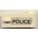 LEGO White Door 1 x 3 x 1 Right with &#039;POLICE&#039; Sticker (3821)