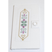 LEGO White Door 1 x 4 x 6 with Stud Handle with Flowers, Gold Frame Sticker (35290)