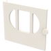 LEGO White Door 1 x 6 x 5 Fabuland with 3 Windows