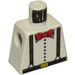 LEGO White Dr. Charles Lightning Torso without Arms (973)