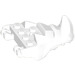 LEGO White Dragon Head Jaw with Horn
