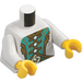 LEGO hvid Drage af the East Minifig Torso (973 / 76382)