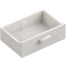 LEGO White Drawer with Reinforcements (78124)