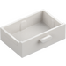 LEGO White Drawer without Reinforcement (4536)