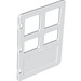 LEGO Duplo White Duplo Door with Different Sized Panes (2205)