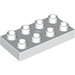 LEGO Weiß Duplo Platte 2 x 4 (4538 / 40666)
