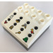 LEGO White Duplo Sound Brick 4 x 4 with Eight Sounds