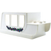 LEGO blanc Duplo Stagecoach Upper Part avec Fleurs (31176)