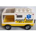 LEGO White Duplo Van with Airport Rescue Sticker