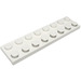 LEGO Wit Electric Plaat 2 x 8 met Contacts (4758)