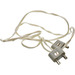 LEGO White Electric Wire (4.5v) 96L with Light Gray 2-prong Connectors