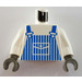 LEGO blanc Engineer Max avec Dark grise Mains Torse (973)