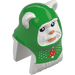 LEGO White Ewok Head with Christmas Hood (100548)