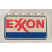 LEGO Bílá Exxon Sign Stickered Assembly