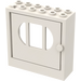 LEGO Weiß Fabuland Tür Rahmen 2 x 6 x 5 mit Weiß Tür mit barred oval Fenster