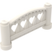 LEGO blanc Fabuland Clôture 1 x 6 x 2 Arrondi (2040)