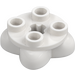 LEGO White Feet 2 x 2 x 0.6 Plate Round (84867)