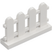 LEGO Biały Ogrodzenie 1 x 4 x 2 Picket (33303)