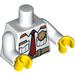 LEGO White Fire Chief Torso (76382 / 88585)