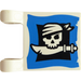 LEGO Wit Vlag 2 x 2 met Skull en Cutlass zonder uitlopende rand (2335)