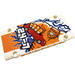 LEGO White Flat Panel 5 x 11 with Car, Lightning, &#039;24-7&#039; (Left) Sticker (64782)