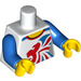 LEGO White Flexible Gymnast Torso (973 / 88585)