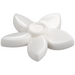 LEGO Blanco Flor con Pointed Pétalos con Pequeño Pin (18853)