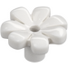 LEGO White Flower with Squared Petals (without Reinforcement) (4367 / 32606)