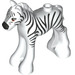 LEGO Білий Foal з Zebra смуги (11241 / 100111)