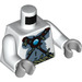 LEGO Blanco Grizzam Torso con Azul Chi (973 / 76382)