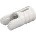 LEGO White Hinge Arm with Two Fingers and Axle Hole (30553)