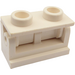 LEGO White Hinge Brick 1 x 2 Assembly