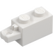 LEGO White Hinge Brick 1 x 2 Locking with Single Finger On End Horizontal (30541 / 53028)