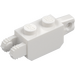 LEGO White Hinge Brick 1 x 2 Vertical (30386 / 39893)