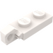 LEGO White Hinge Plate 1 x 2 Locking with Single Finger on End Vertical without Bottom Groove (44301 / 49715)