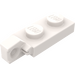 LEGO Wit Scharnier Plaat 1 x 2 Vergrendelings met Single Finger Aan Einde Verticaal zonder groef aan de onderzijde (44301 / 49715)