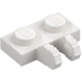 LEGO White Hinge Plate 1 x 2 with Dual Fingers (50340 / 60471)