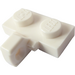 LEGO blanc Charnière assiette 1 x 2 avec Verticale Verrouillage Stub sans rainure inférieure (44567)