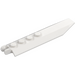 LEGO White Hinge Plate 1 x 8 with Angled Side Extensions (14137 / 30407)