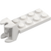 LEGO White Hinge Plate 2 x 4 with Articulated Joint - Female (3640)