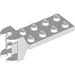 LEGO White Hinge Plate 2 x 4 with Articulated Joint - Female (3640)