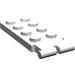 LEGO blanc Charnière assiette 2 x 4 avec Digger Seau Titulaire (3315)