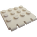 LEGO Wit Scharnier Plaat 4 x 4 Voertuig Roof (4213)