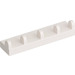 LEGO White Hinge Tile 1 x 4 (4625)